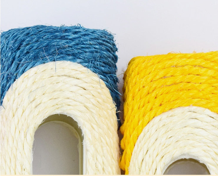 Sisal Rope Interactive Cat Puzzle Toy – Rolling Ball Scratch & Play Toy