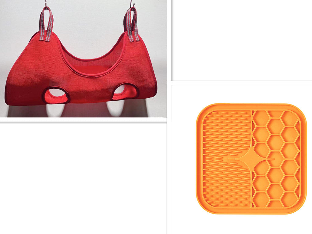 Pet Grooming Hammock for Cats & Small Dogs – Nail Trimming, Bathing & Ear Cleaning Support Sling