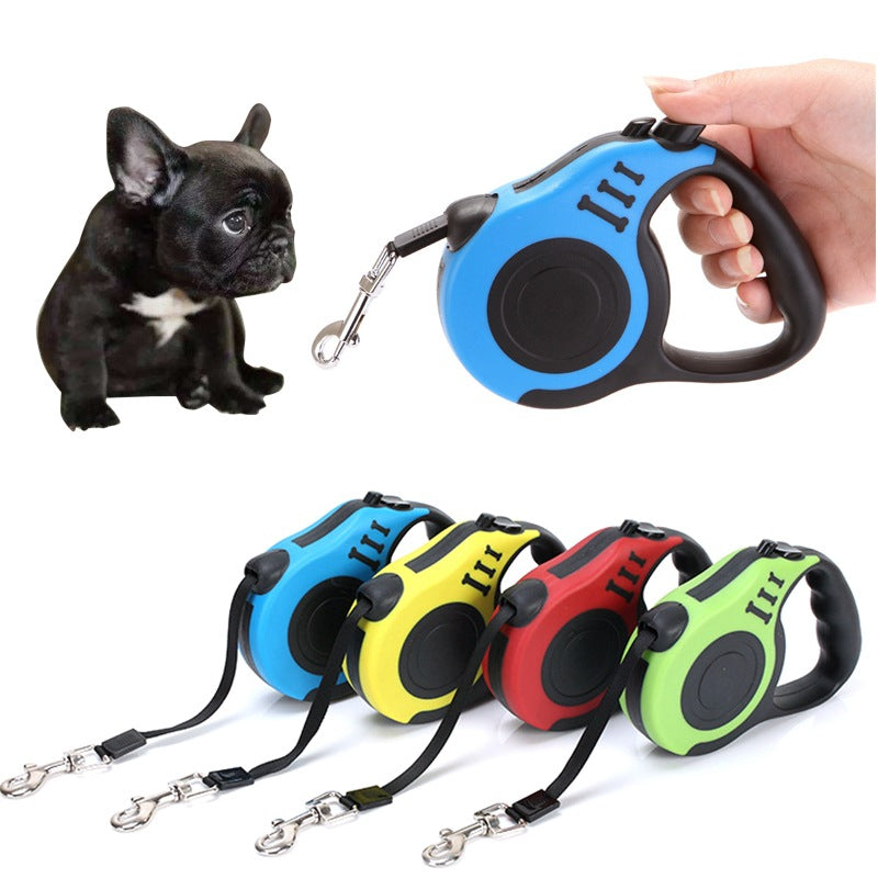 Retractable Dog Leash – Automatic Telescopic Pet Walking Rope (3m & 5m Options)