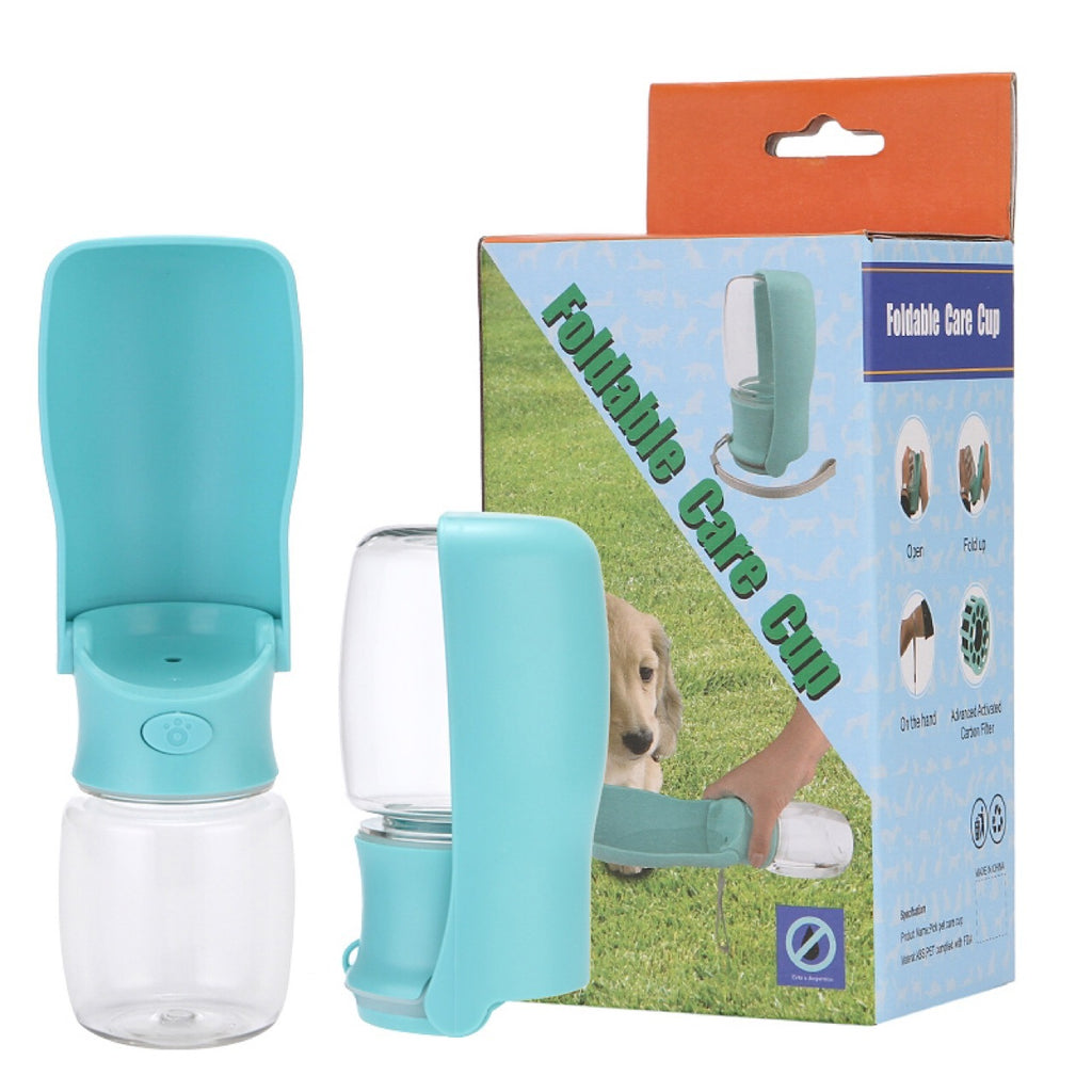 Portable Foldable Dog Water Bottle — Travel & Outdoor Pet Water Dispenser