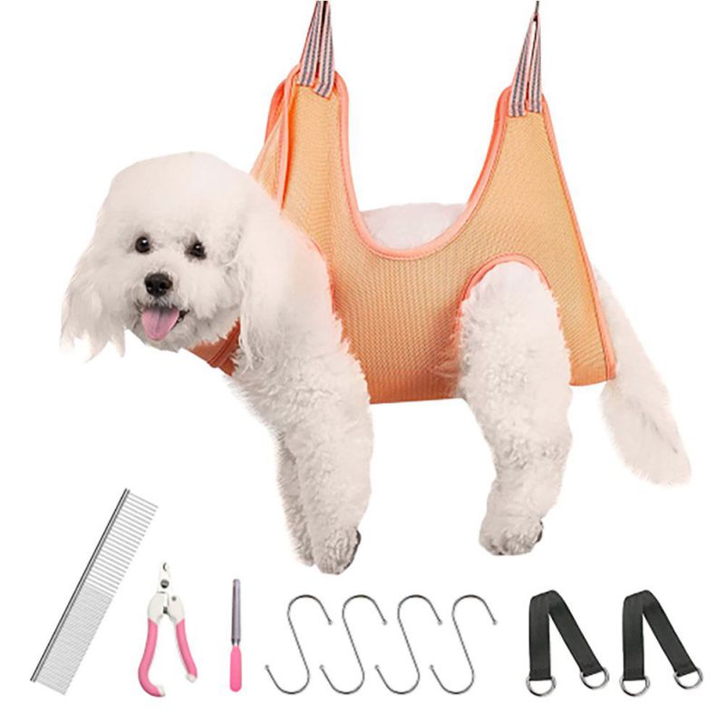 Pet Grooming Hammock for Cats & Small Dogs – Nail Trimming, Bathing & Ear Cleaning Support Sling