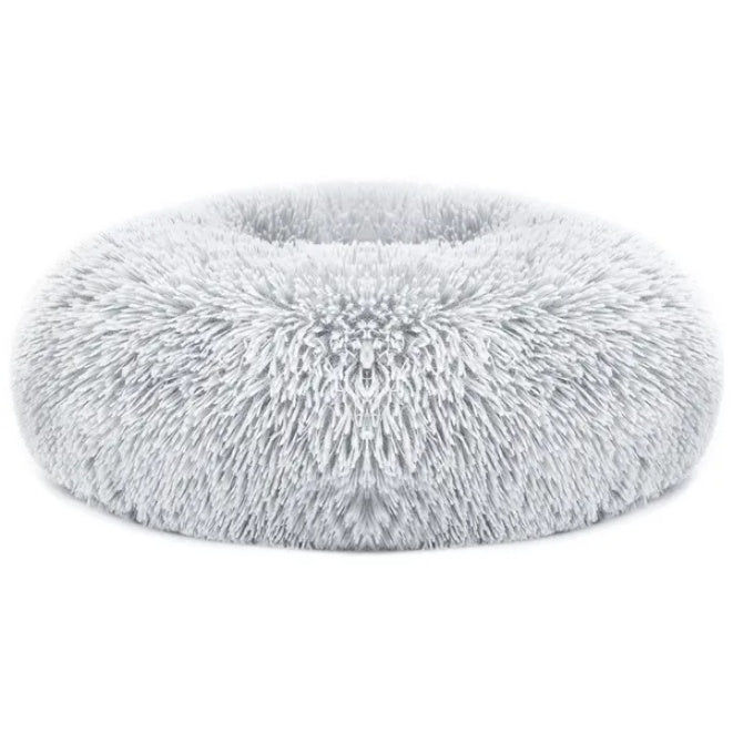 Calming Plush Donut Pet Bed – Ultra-Soft, Warm & Anxiety-Relief Nest