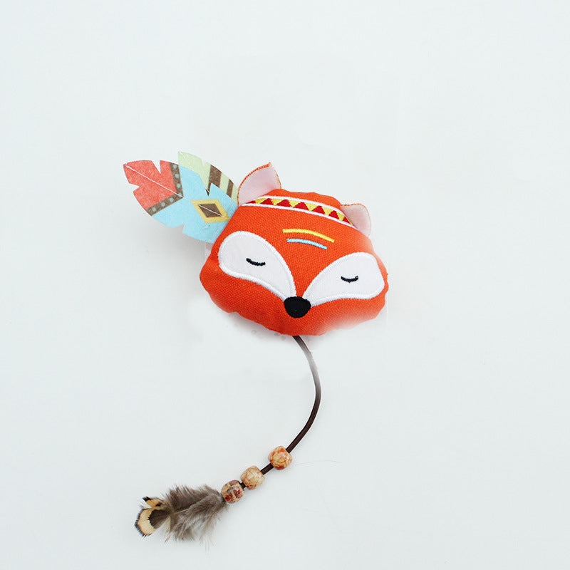 Jungle Animal Catnip Plush Cat Toys – Bite-Resistant Kicker & Chew Toys