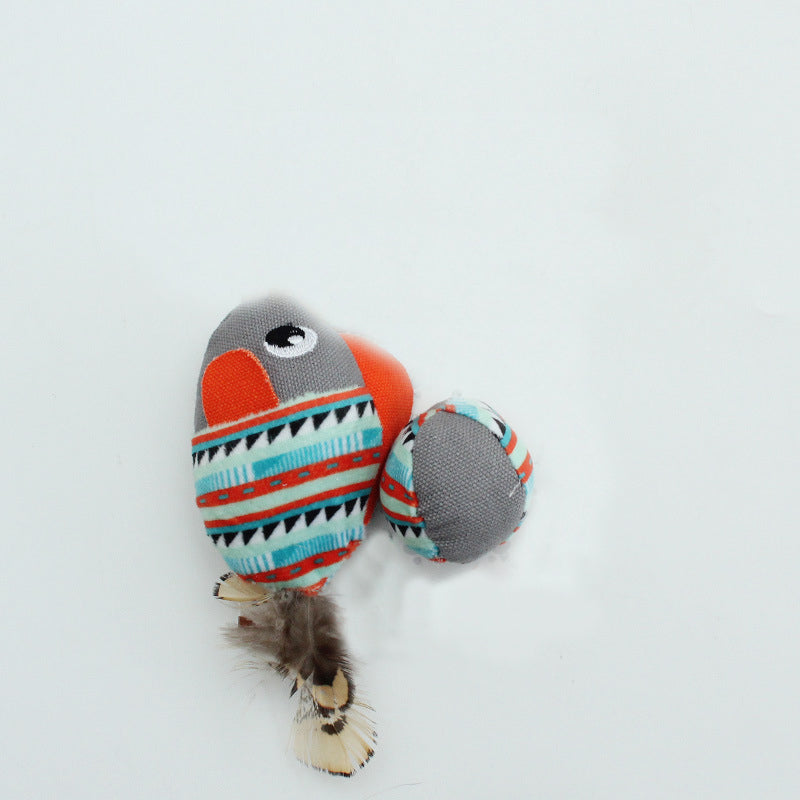 Jungle Animal Catnip Plush Cat Toys – Bite-Resistant Kicker & Chew Toys