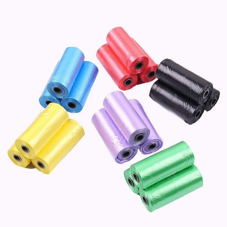 Multi-Color Durable Trash Bag Rolls – Tear-Resistant Small Garbage Bags (60–80 Rolls Options)